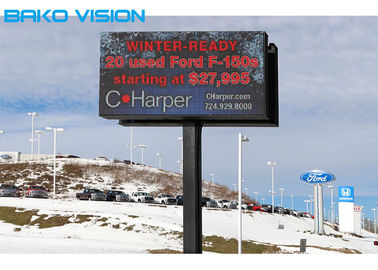 Low temprature performance energy-saving 6000nits P10 Outdoor Fixed LED Display