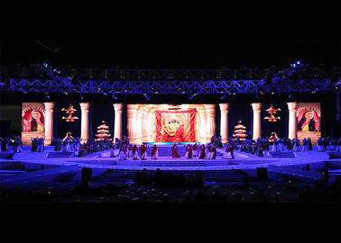 Seamless Indoor Rental Led Display HD P2.6mm 1200 Nits Stage Die Casting Aluminum